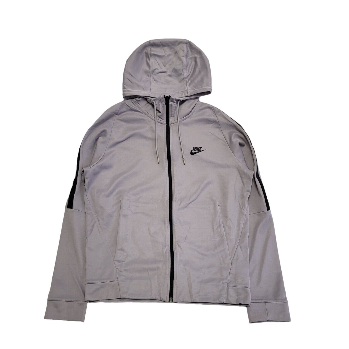 Nike Grey Zip Sports Tracksuit Hooded Top Jacket Men's uk M eu 50 H266