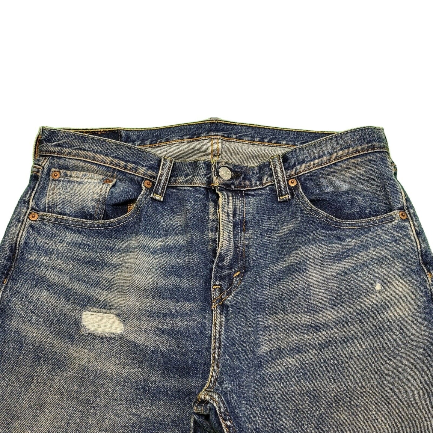 Levi's 511 Faded Blue Straight Denim Jeans Men's uk M W32 L32 H657