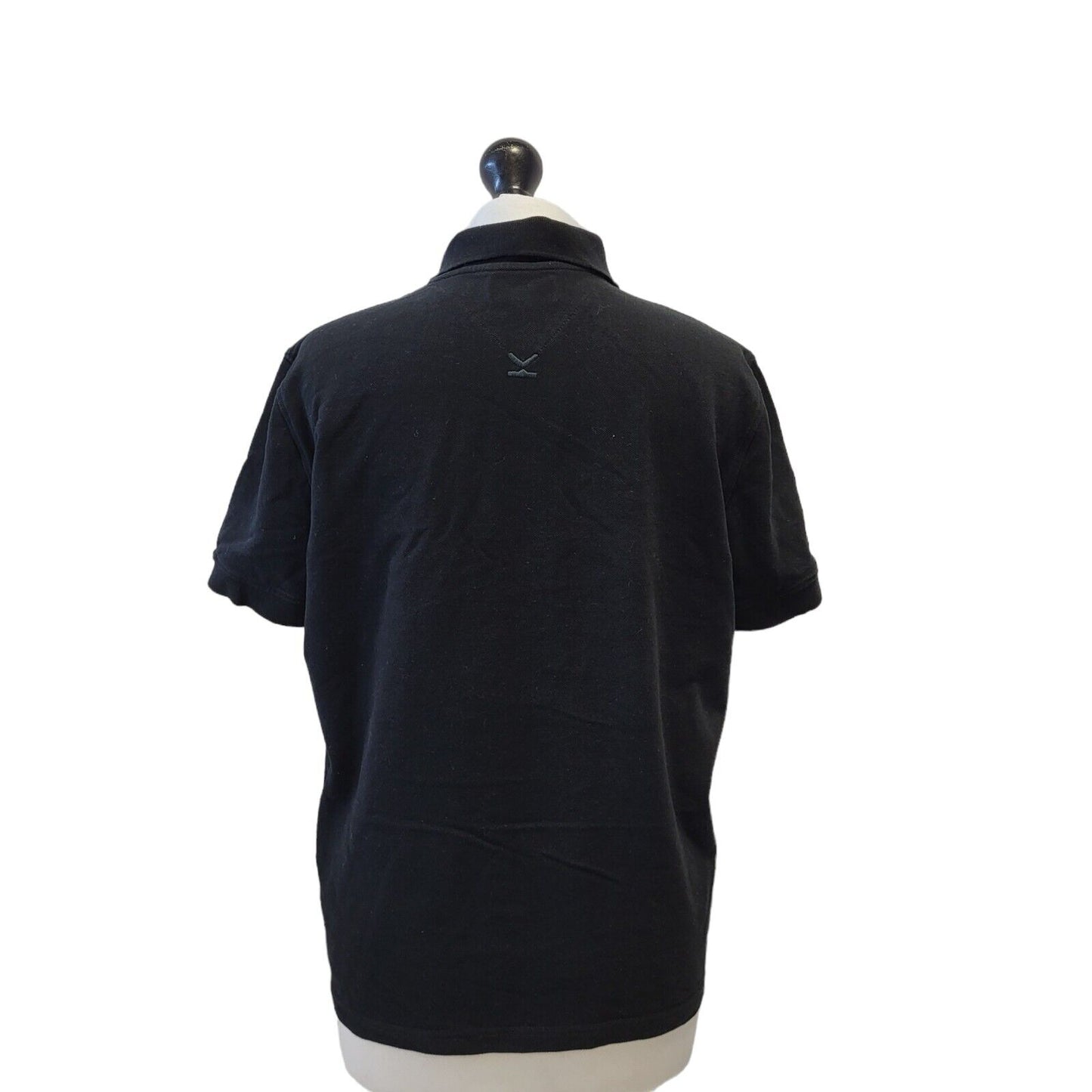Kenzo Black Short Sleeve Polo Shirt UK Women's Medium G263