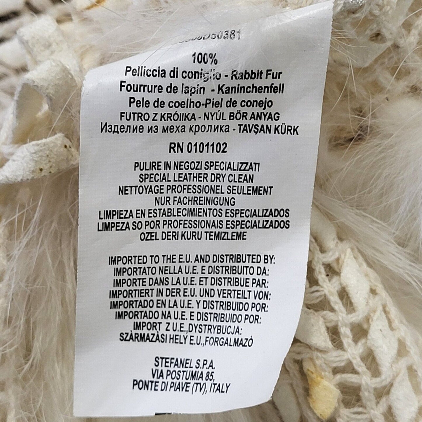 Stefanel Beige Dress Shawl Women's UK One Size H605