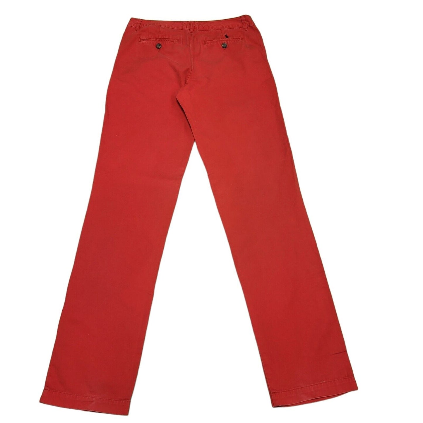 Polo Ralph Lauren Red Straight Dress Trousers UK Women's 10 M W28 L34 H764