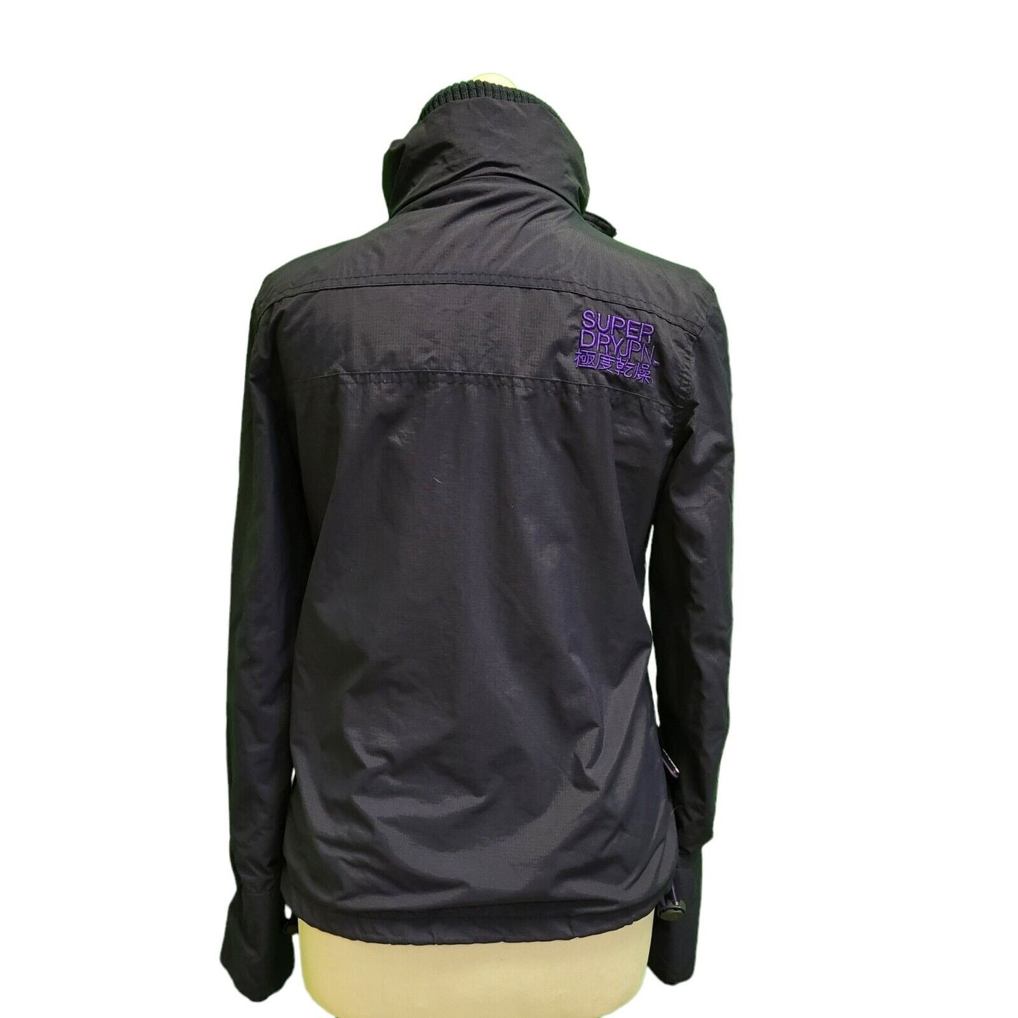 Superdry Wind Cheater Navy Blue Zipped Jacket Women's UK xS H608