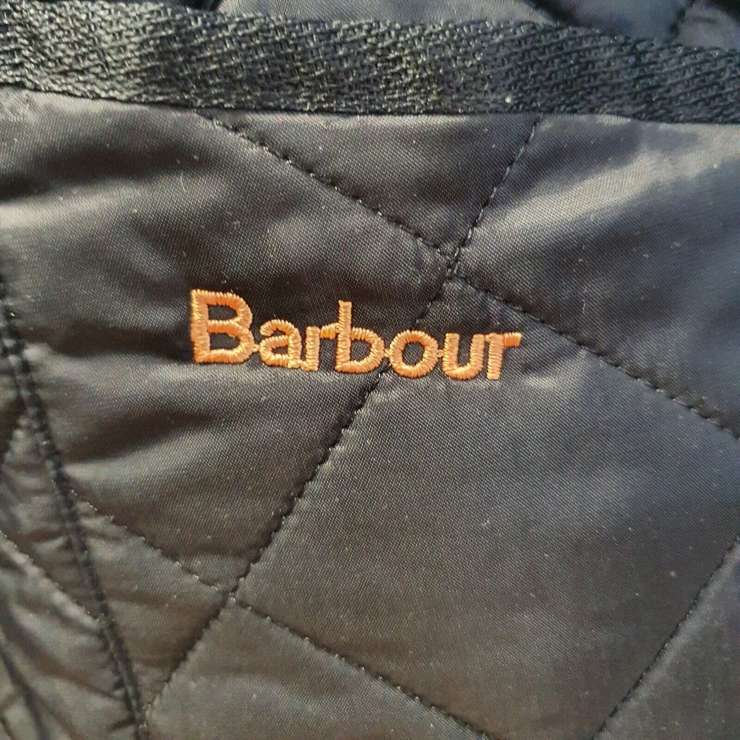 Vintage Barbour Liddesdale Black Snap Quilted Kid's Jacket Age 9-10 Yrs M H213