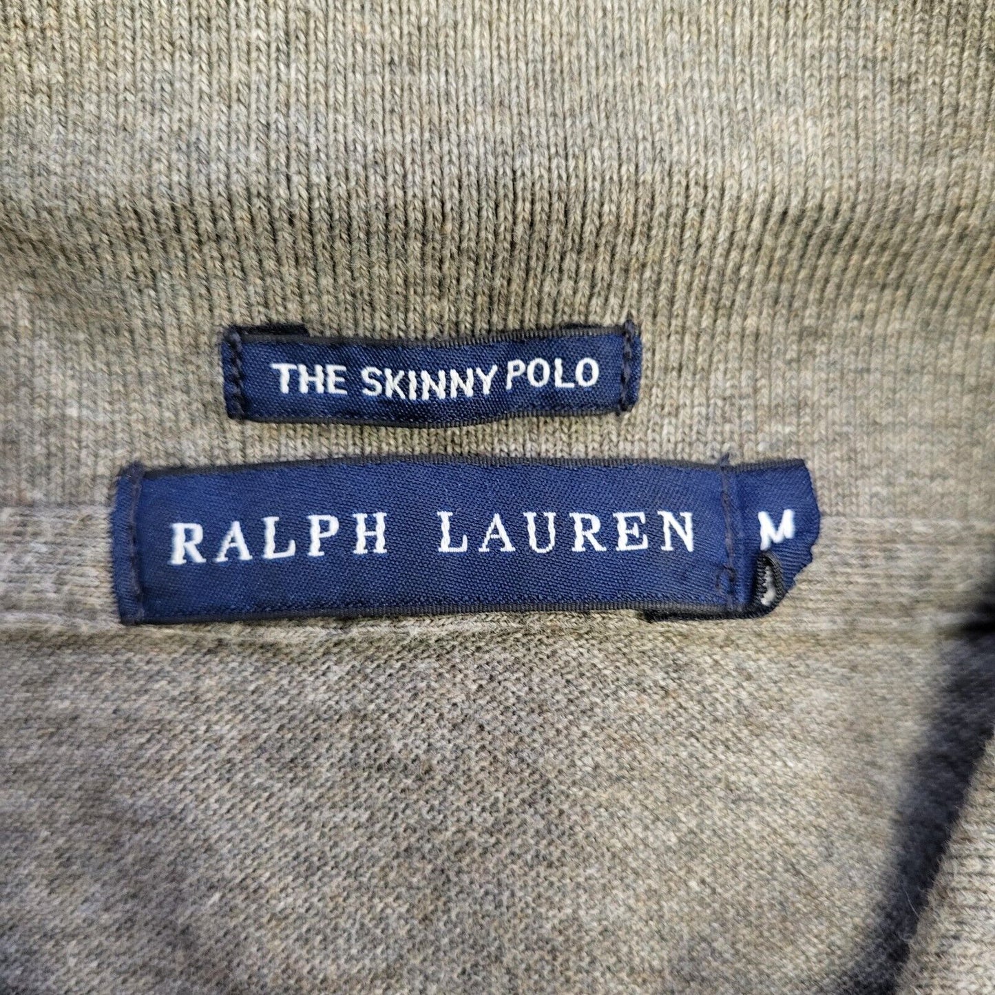 Ralph Lauren Grey Skinny Polo Shirt Women's UK Medium H679