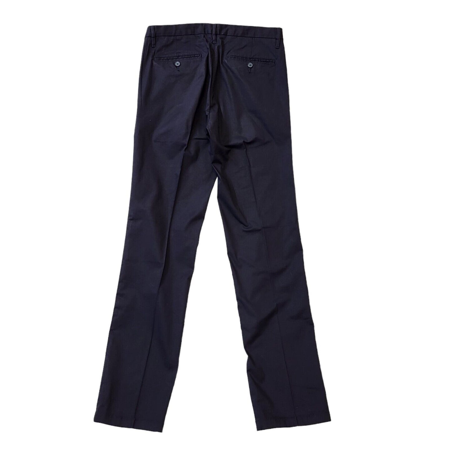 DKNY Dark Blue Straight Leg Trousers Uk Men's M W32 L33 Bnwt G199