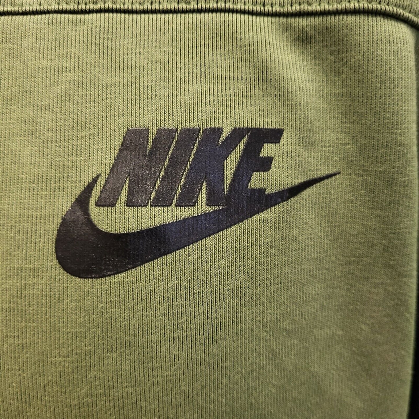 Nike Green Long Sleeve Zip Casual Sweatshirt Hoodie Men's UK L EU 54 H597