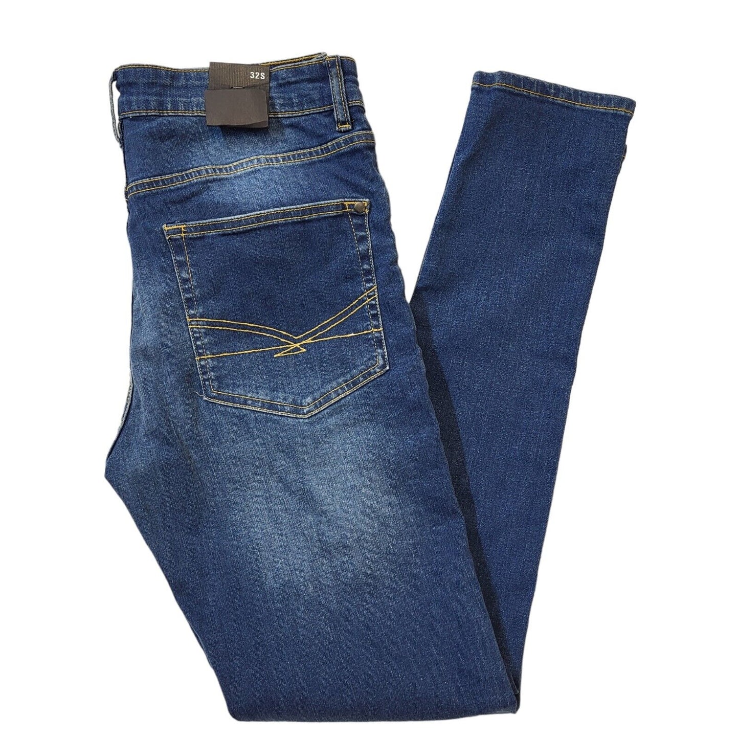 Firetrap Blue Super Skinny 500 Denim Jeans Men's M W32 L31 Bnwt G446