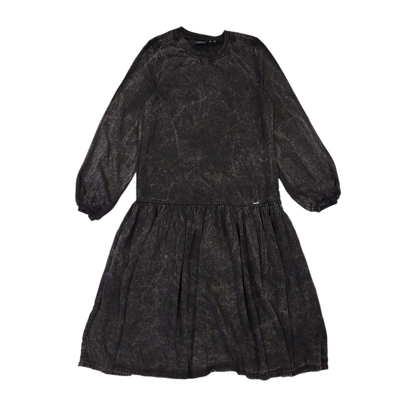 Superdry Black Long Sleeve Daywear Dress UK Women's 14 BB362