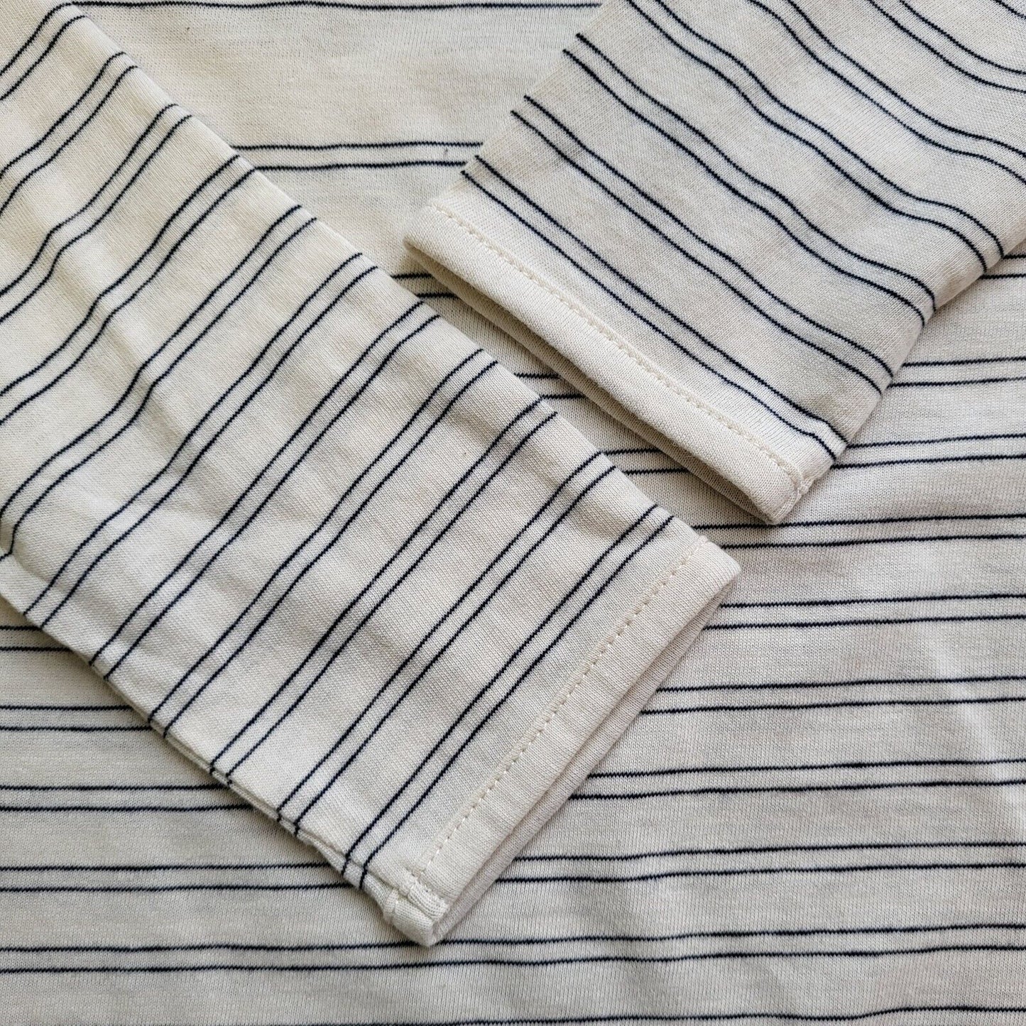 Fred Perry Cream Striped Slim Fit Shirt Women's Uk M 10 EU 38 BNWT G813
