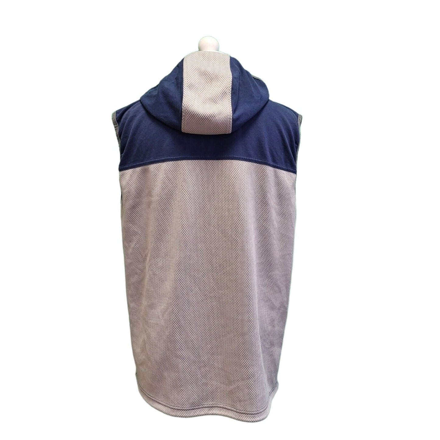 Hilfiger Athletics Navy Casual Sleeveless Sweatshirt Hoodie Men's UK L H176