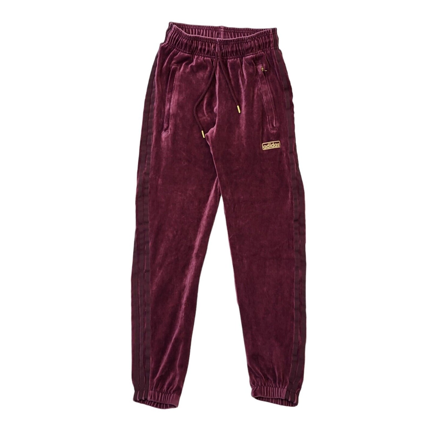Adidas Purple Skinny Tracksuit Bottoms Uk Women's XS 6 W24 L30 G223
