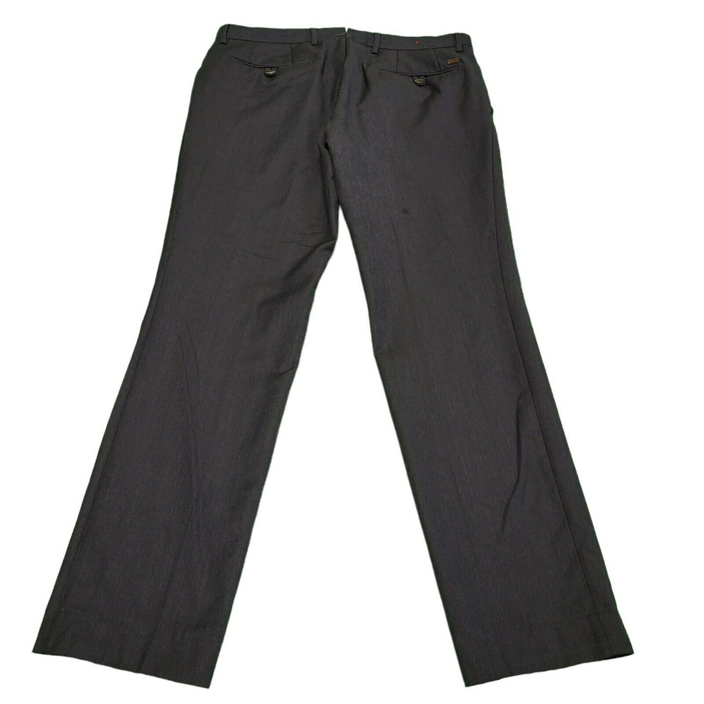 Tommy Hilfiger Navy Blue Straight Leg Dress Trousers Uk Men's L W34 L31 H768