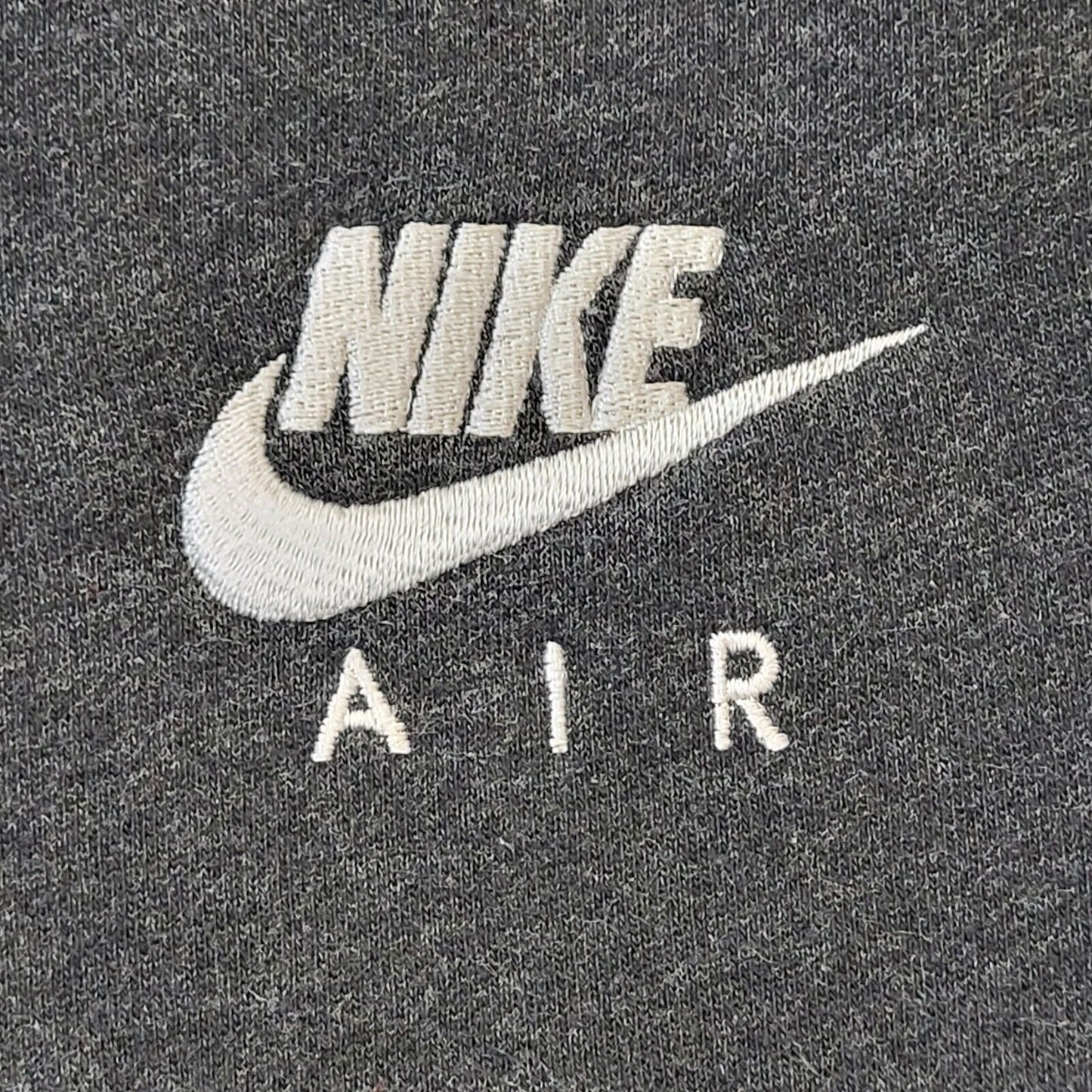 Nike Grey Spell Out Retro Long Sleeve Sweatshirt Men's Uk S H105