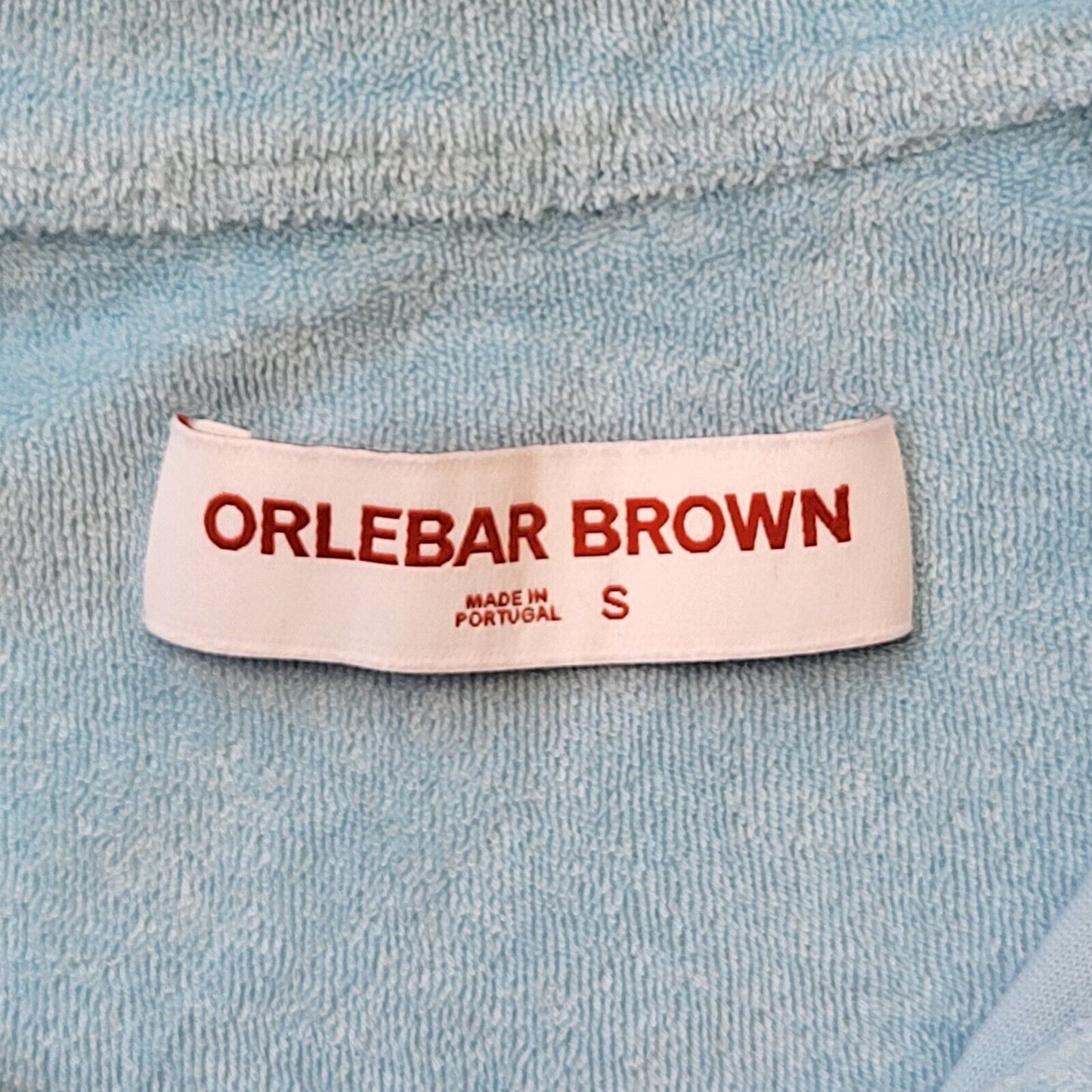 Orlebar Brown Turquoise Short Sleeve Polo Shirt UK Women's S Eu 36 G263