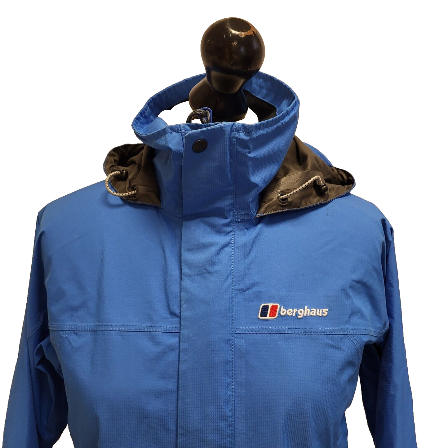 Berghaus Gore-Tex Blue Hooded Walking Hiking Hooded Jacket UK Women's M H930