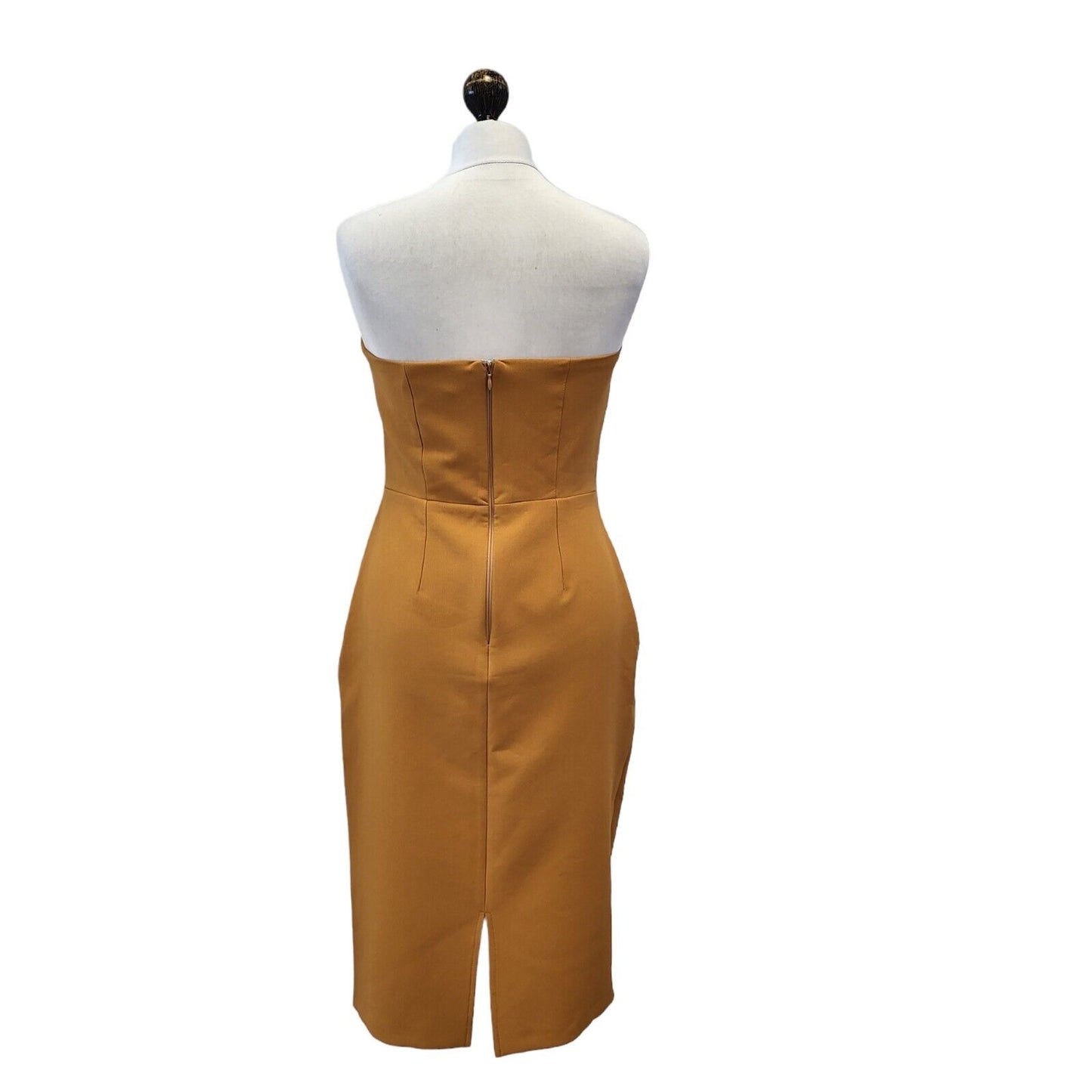 River Island Yellow Dark Evening Dress Uk Women's 10 Eu 36 Bnwt G248