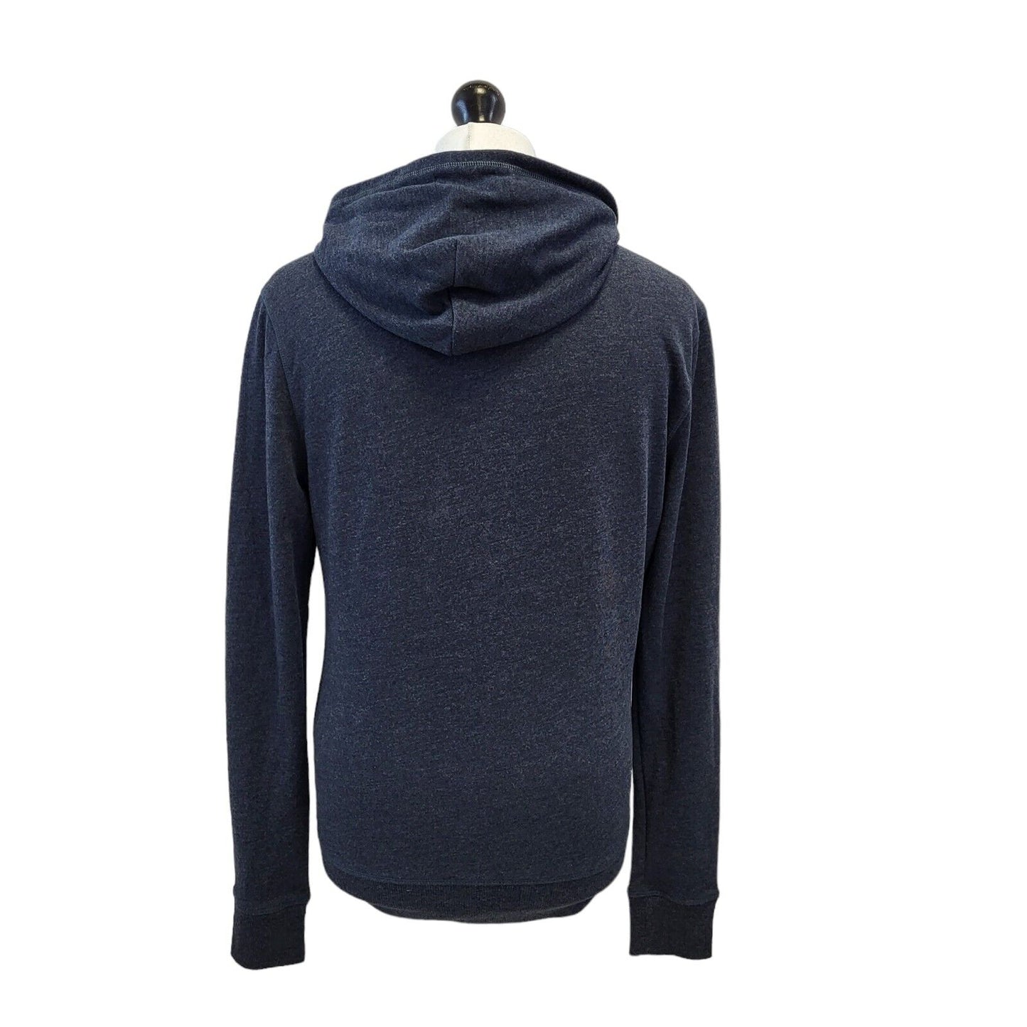 Tommy Hilfiger Blue Drawstring Zipped Sweatshirt Hoodie Uk Men's Medium G480