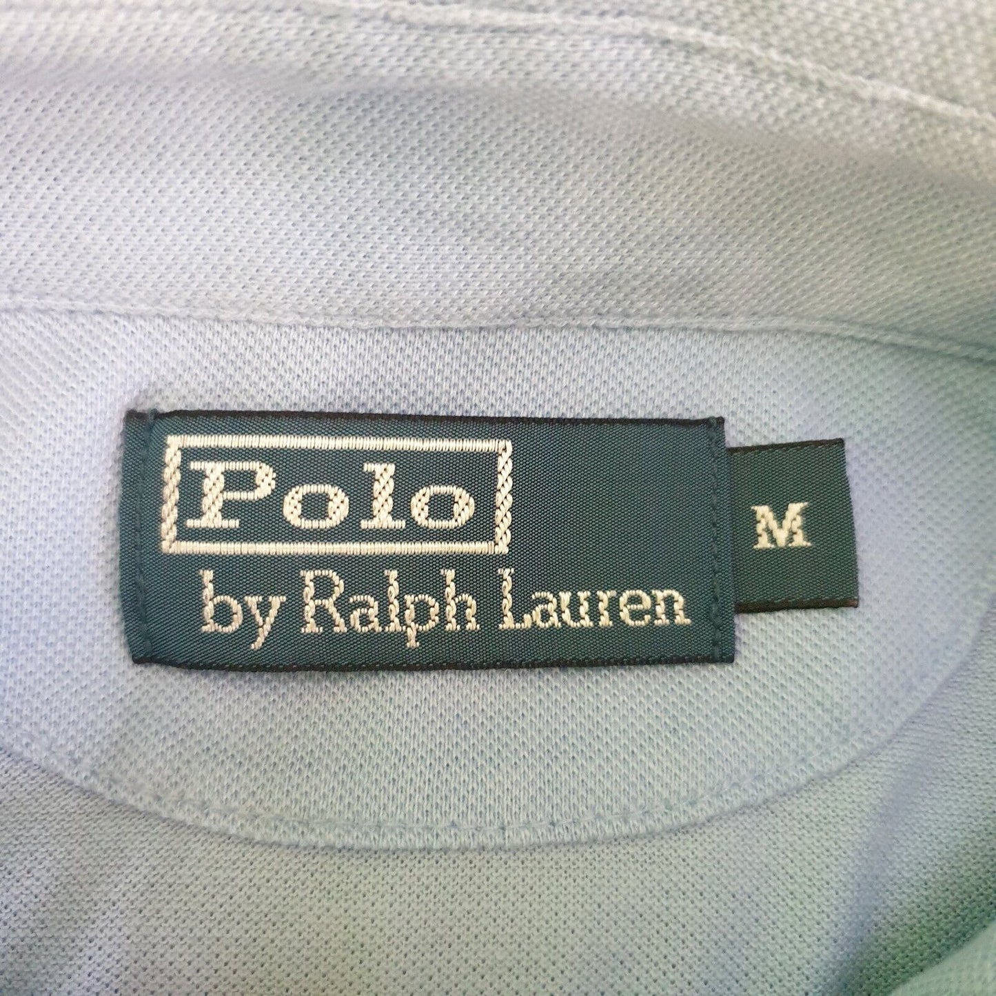 Polo Ralph Lauren Regular Fit Blue Cotton Polo T-Shirt Men's UK M EU 50 H374