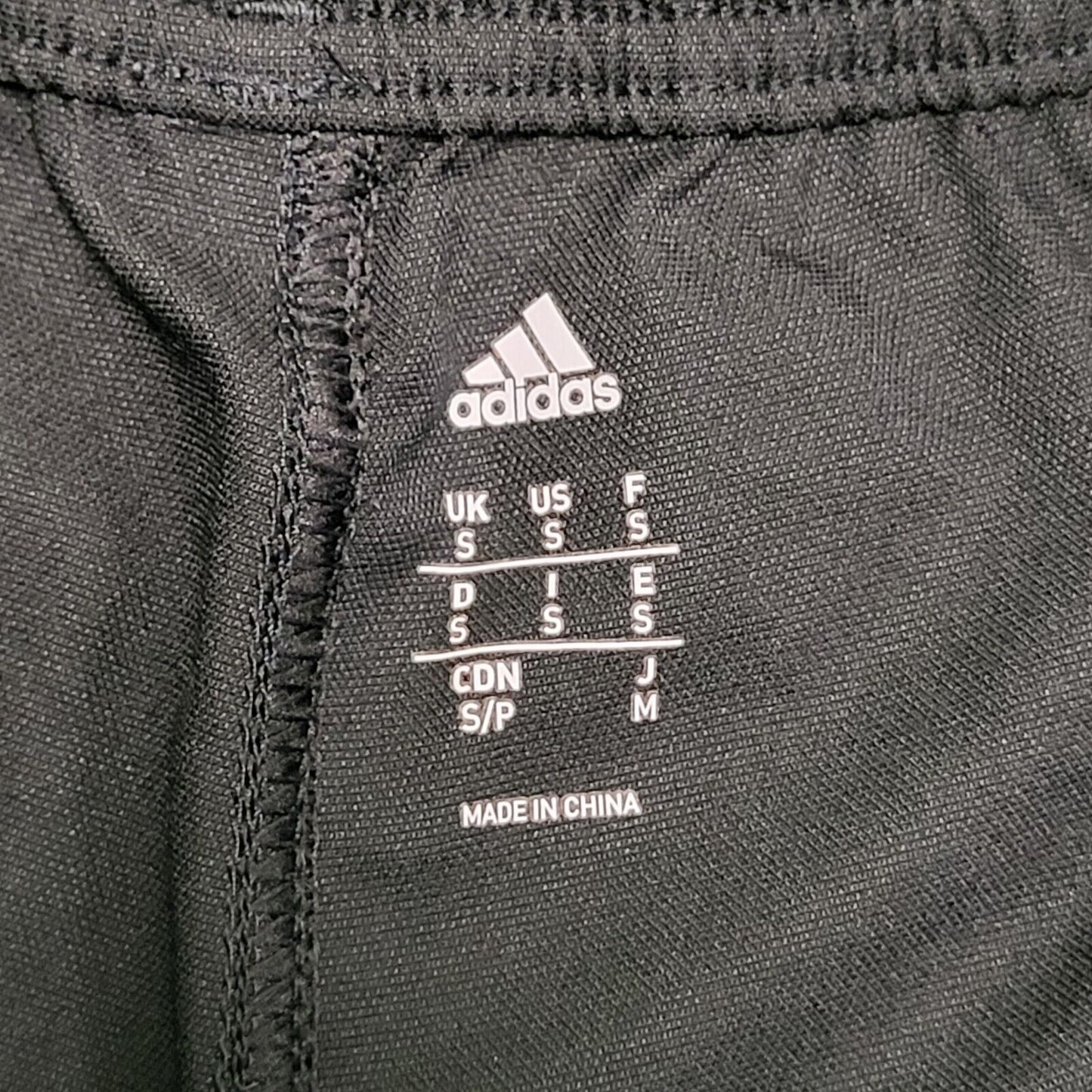 Adidas Black Drawstring Sport Shorts uk Women's S 8 W26 H767