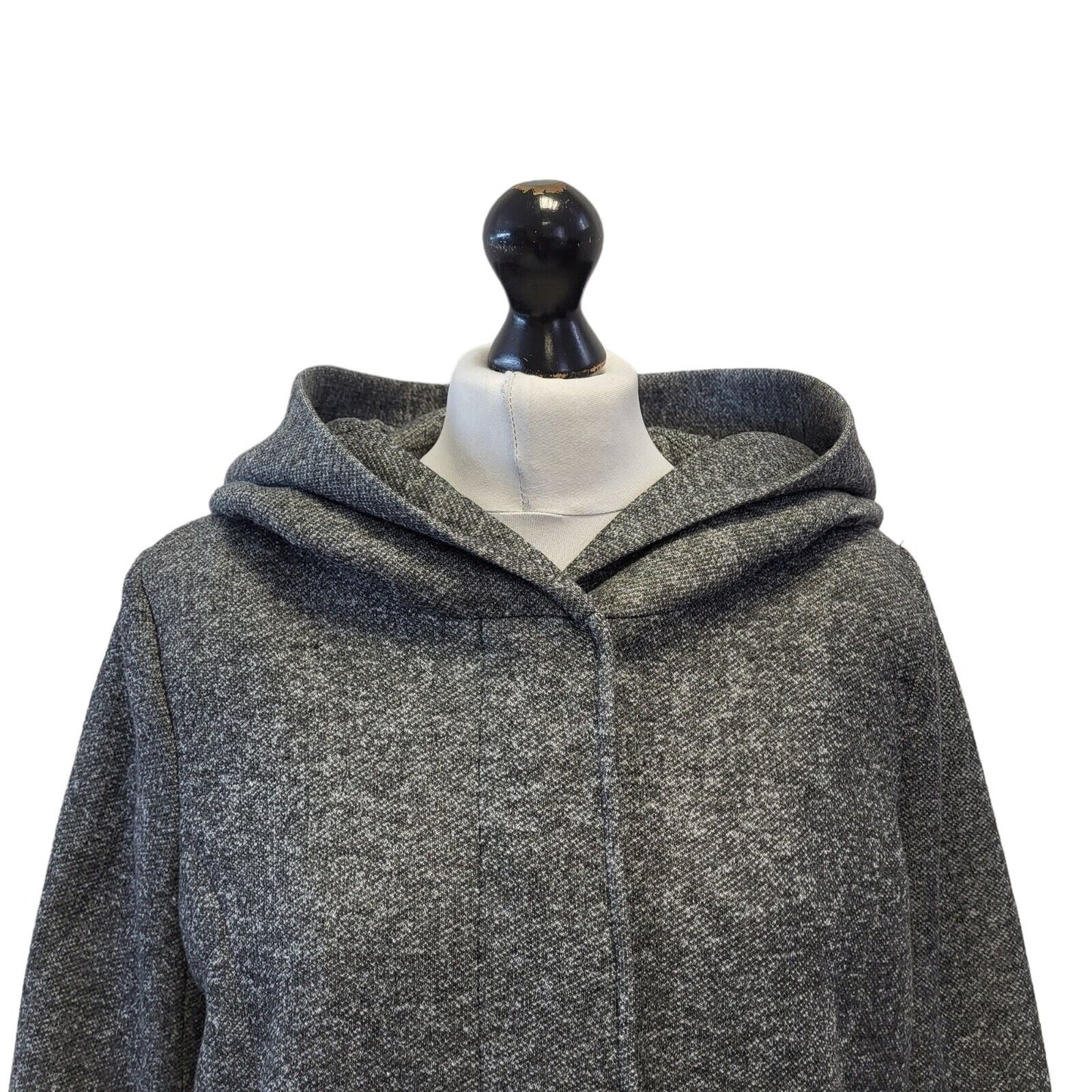 Only Grey Onlsedona Hooded Light Coat UK Women's Large Bnwt G687