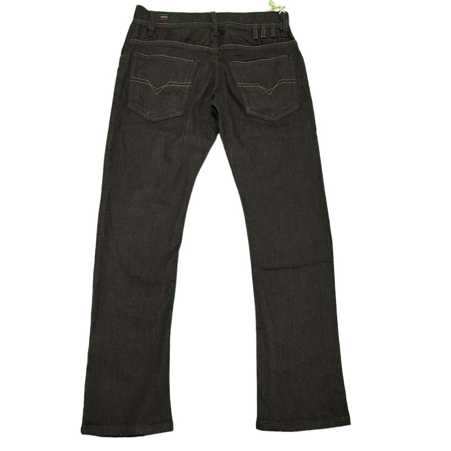 Diesel Black Straight Slim Denim Jeans uk Bnwt Women's S W25 L26 H763