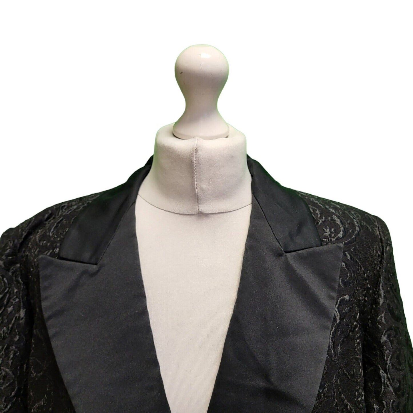 Marina Pinaldi Black Button Collared Suit Jacket Uk Women's 3xL 18 H708