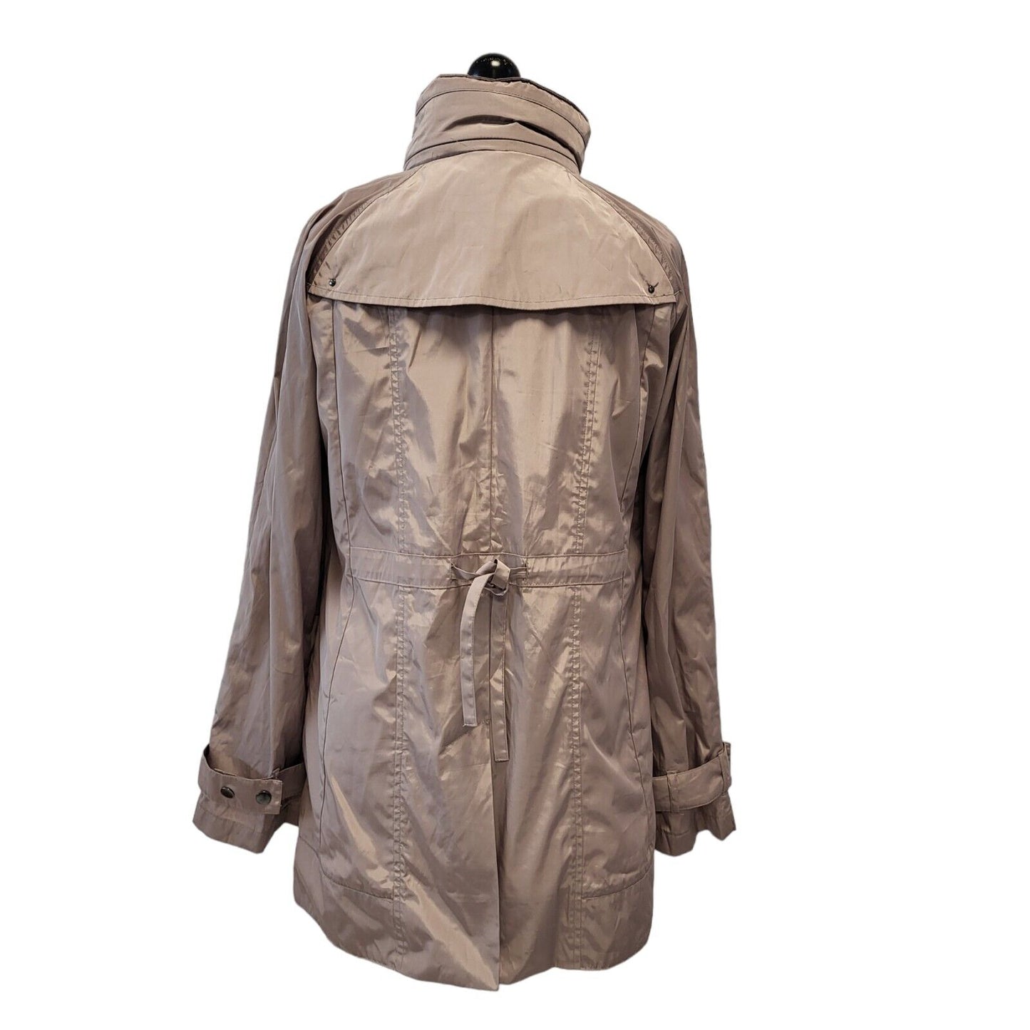 Orvis light Brown Zip & Snap Jacket Uk Women's Medium G678