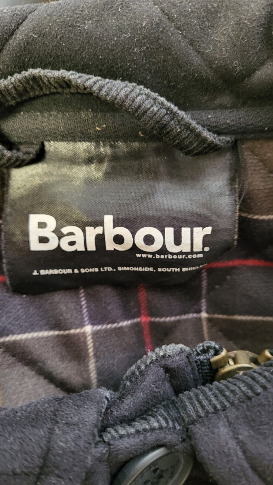 Vintage Barbour D217 Classic Country Black Jacket Men's Uk S G749