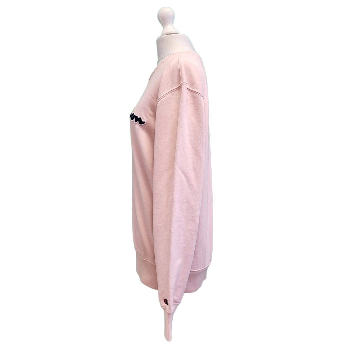Champion Pink Round Neck Long Sleeve Over-sized Sweatshirt Women's UK 8 S G785