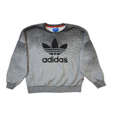 Adidas Grey Round Neck 3/4 Sleeve Over-sized Sweatshirt Women's UK 8 S G788