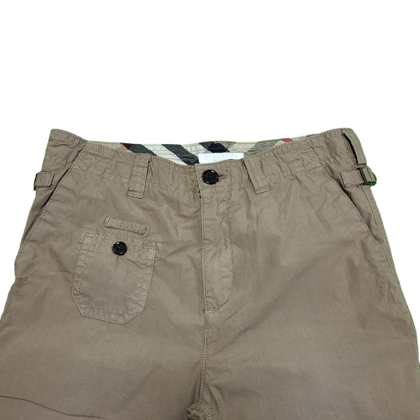 Burberry Brown Straight Leg Trousers Boy's Age 12 years W26 L30 H773
