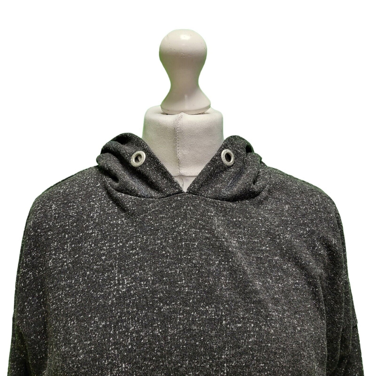 Superdry Charcoal Sweatshirt Hoodie Women's uk xS eu 34 H340