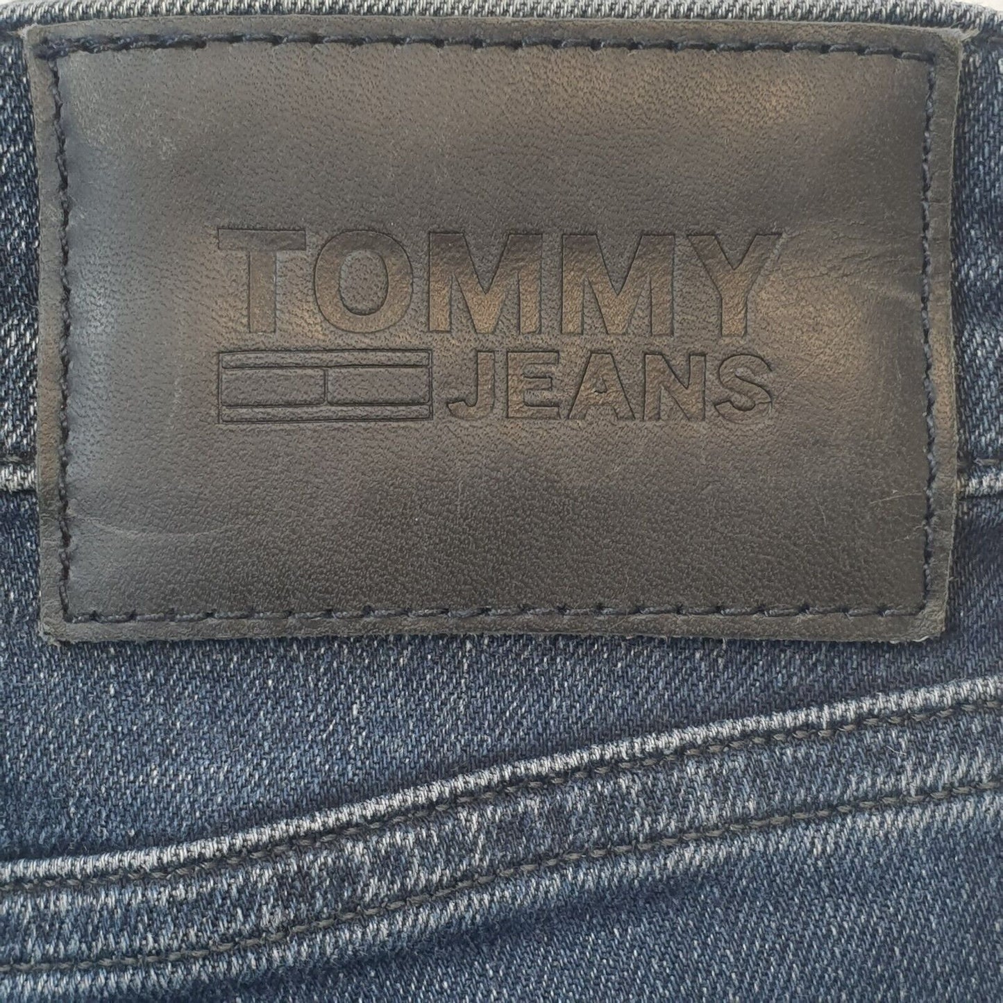 Tommy Hilfiger Dark Blue Skinny Slim Denim Jeans Uk Men's S W30 L31 G541
