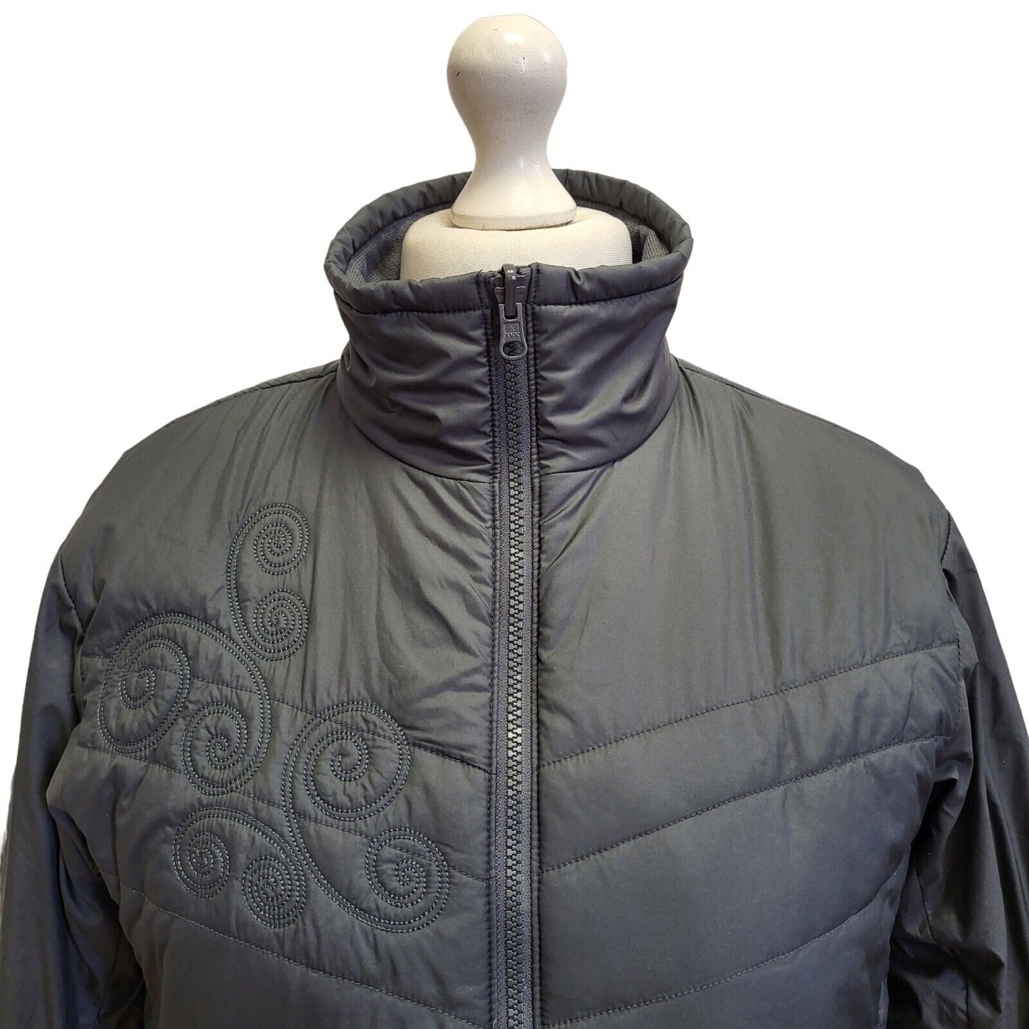 Columbia Sportswear Grey Zipped Jacket Uk Women's M Eu 38 G16