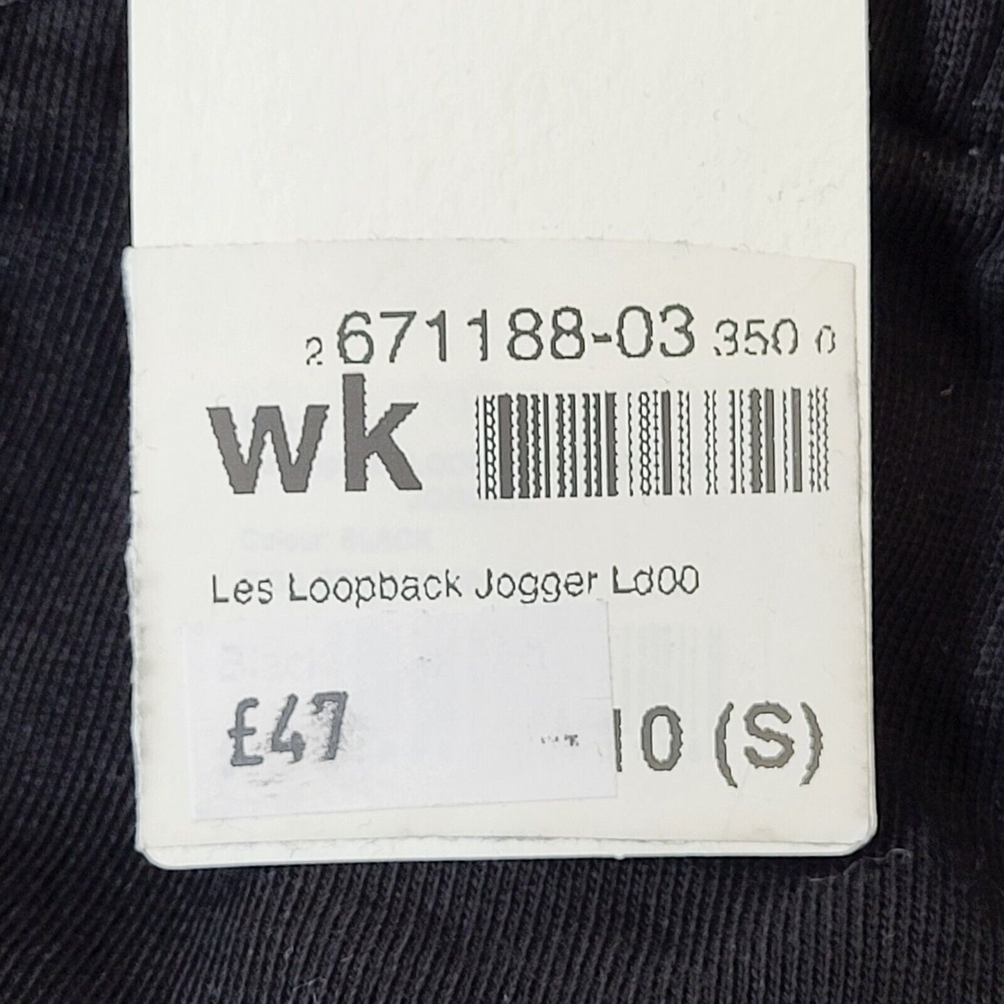 Les Girls Les Boys Black Tracksuit Bottoms Uk Kids Small W24 L31 G175