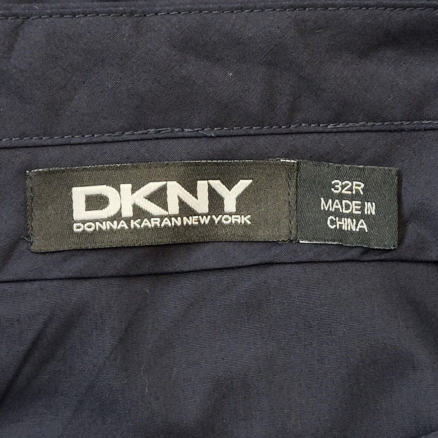 DKNY Dark Blue Straight Leg Trousers Uk Men's M W32 L30 Bnwt G198