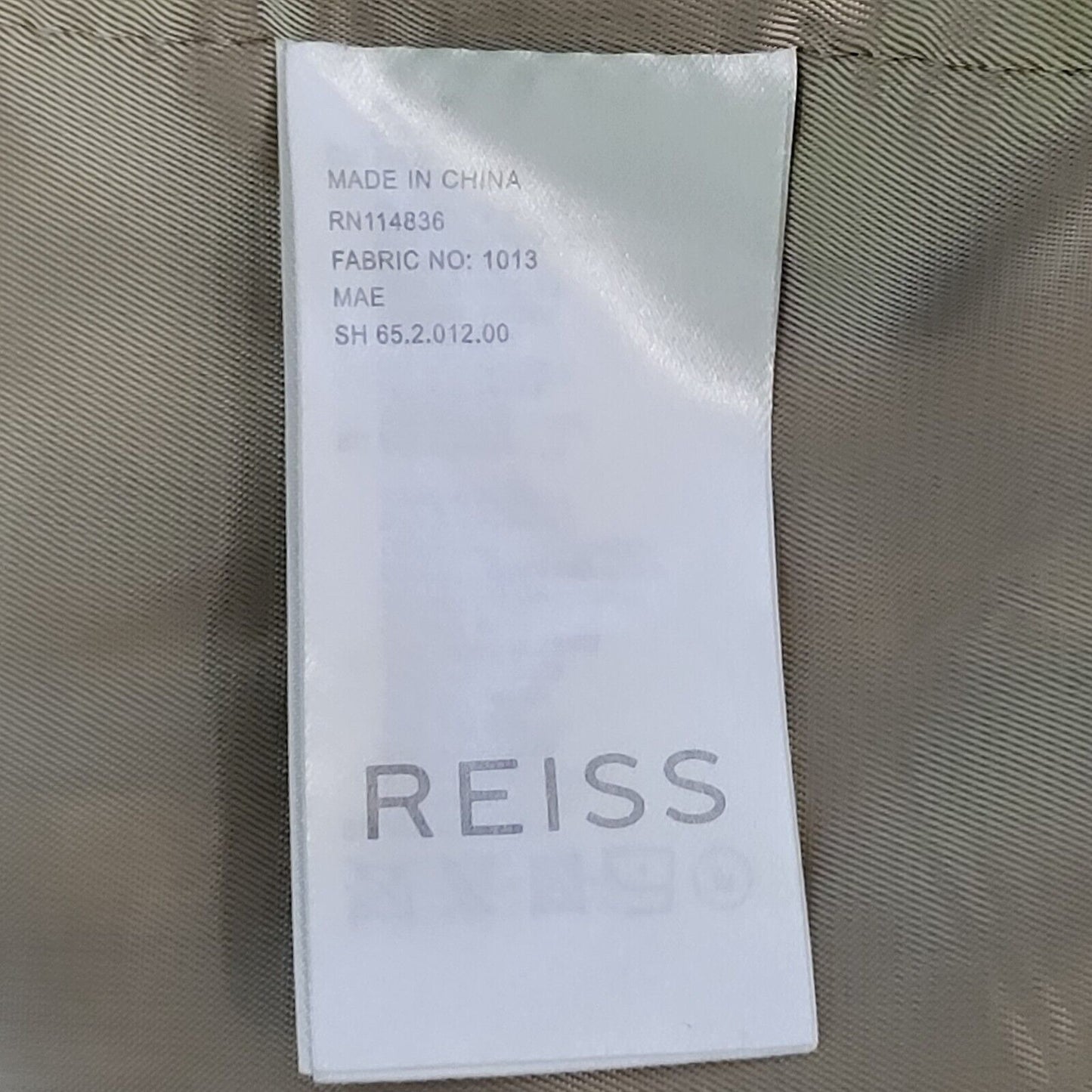 Reiss Black White Check Belted Collared Jacket Women's UK M 10 H294