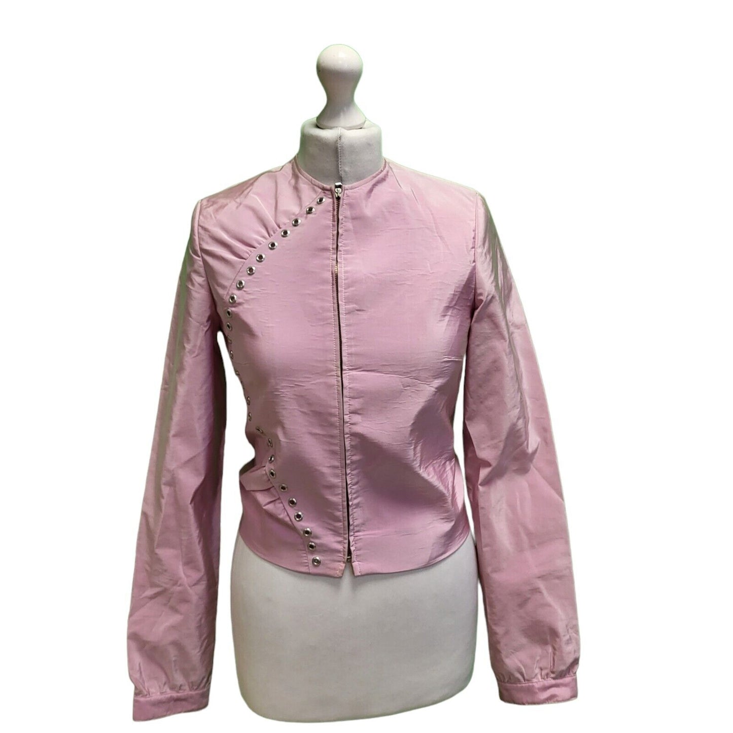 Girl's Versace Pink Zipped Dress Jacket Age 12-13 years M H606
