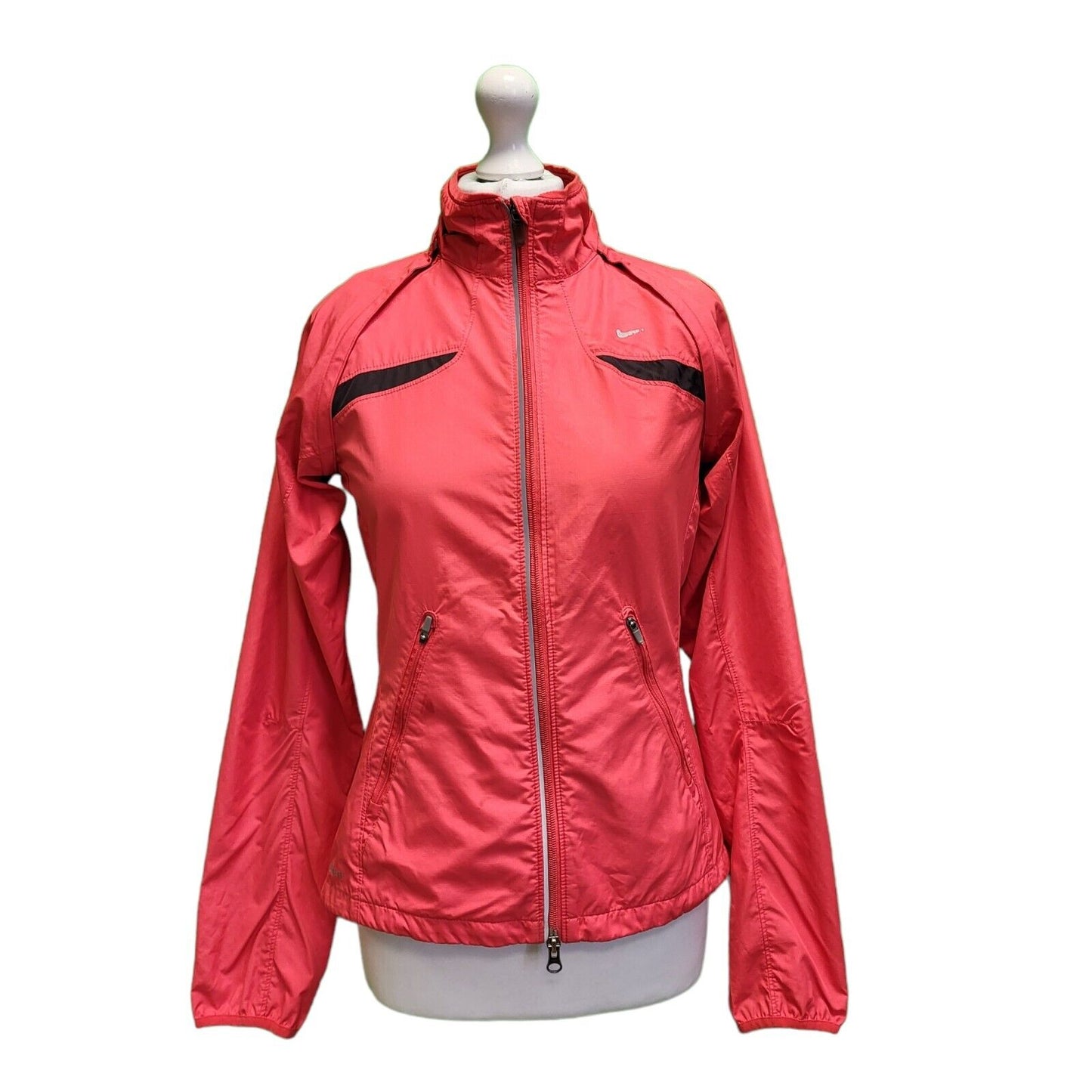 Nike Pink Lightweight Sports Jacket Women's UK 8 S H362