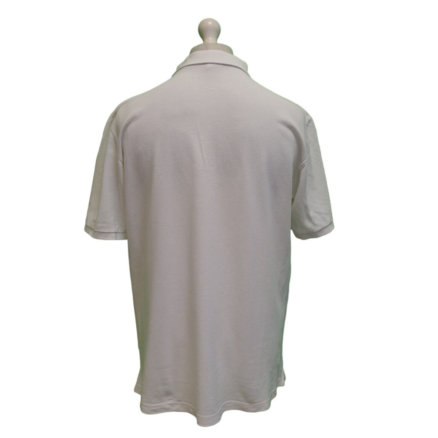 The North Face White Cotton Short Sleeve Polo T-Shirt Men's UK L EU 54 H367
