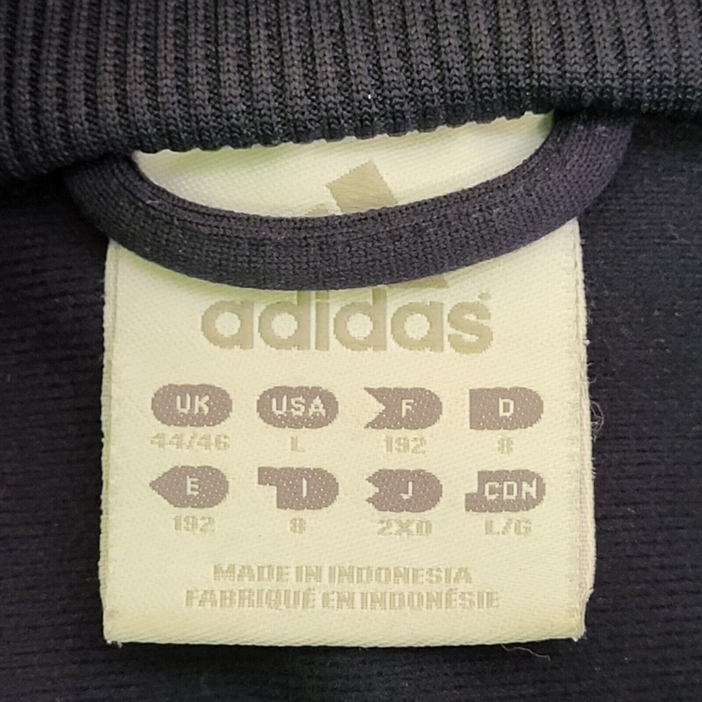 Adidas Navy Blue Long Sleeve Sports Track Jacket Top Men's UK L EU 54 H676
