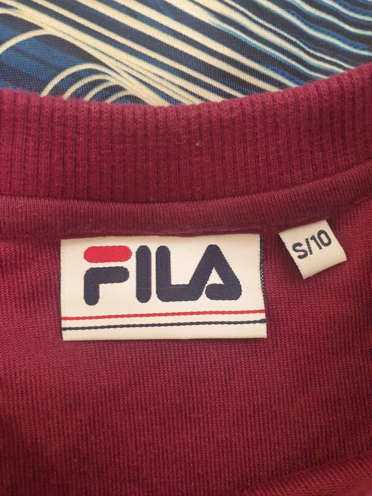 Fila Black Pink White Retro Spell Out Sweatshirt Women's Uk S / 10 H89