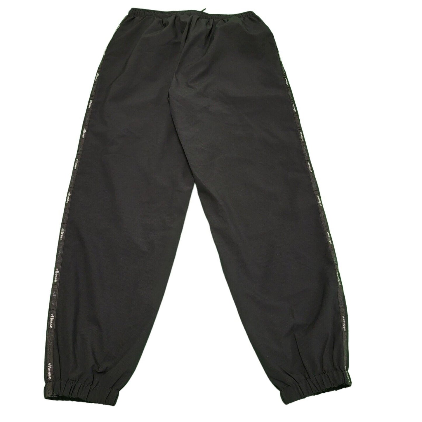 Ellesse Black Drawstring Jogging Bottoms Uk Women's 12 L W30 L31 H778