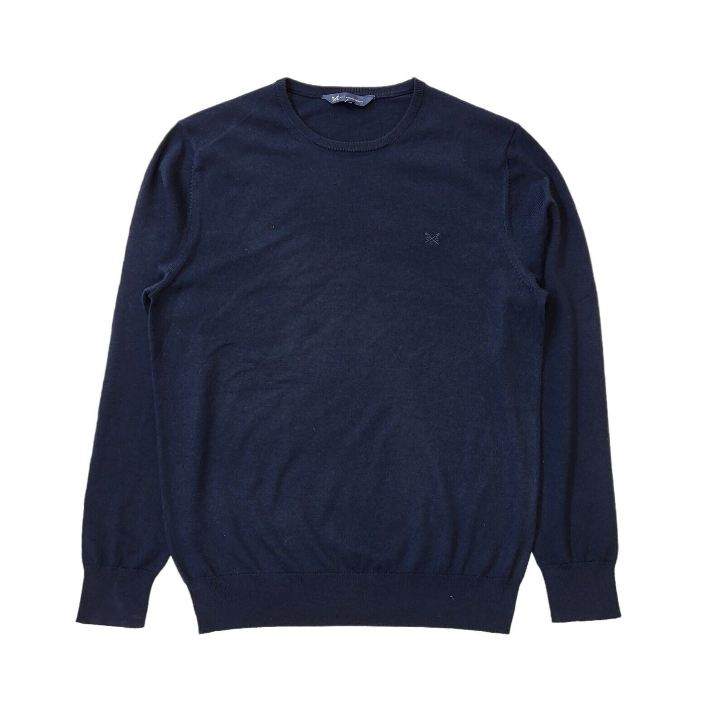 Crew Clothing Co Jumper Crew Neck Blue Mens UK L EU 54 G375