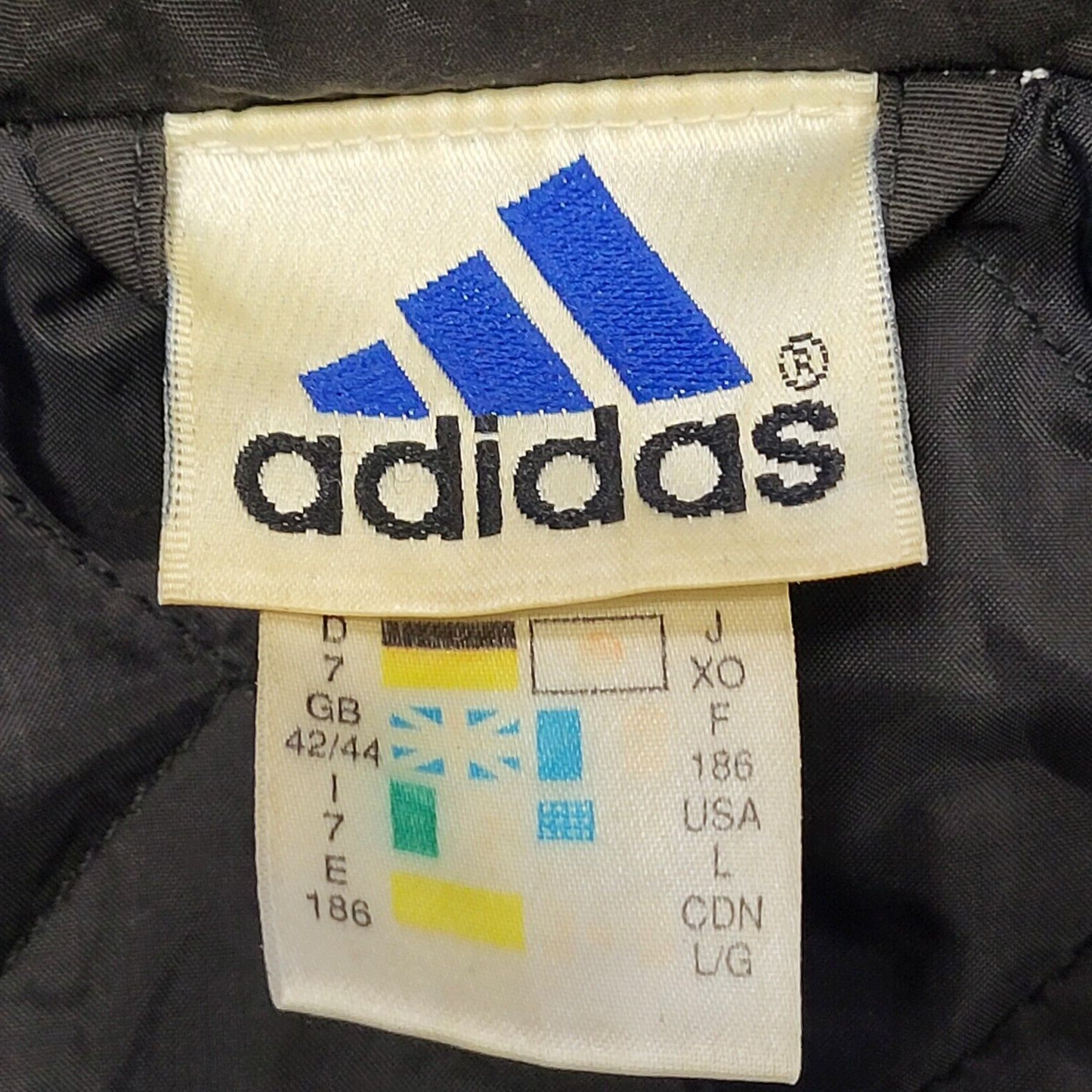 Adidas Black Long Sleeve Sports Lightweight Jacket UK Men's XL H916