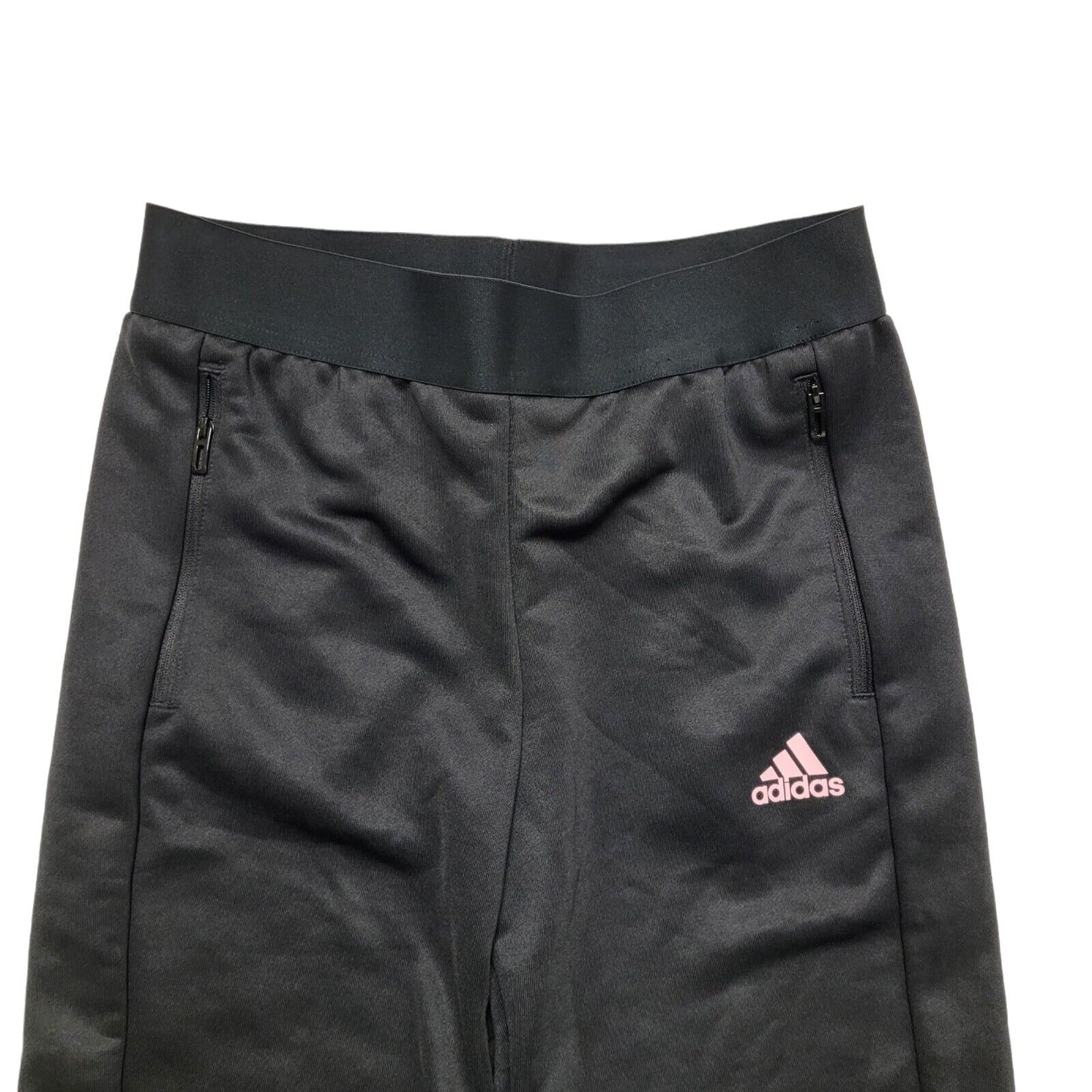 Adidas Tracksuit Black & ink Joggers & Track Jacket Girls Age 13-14 Years G403
