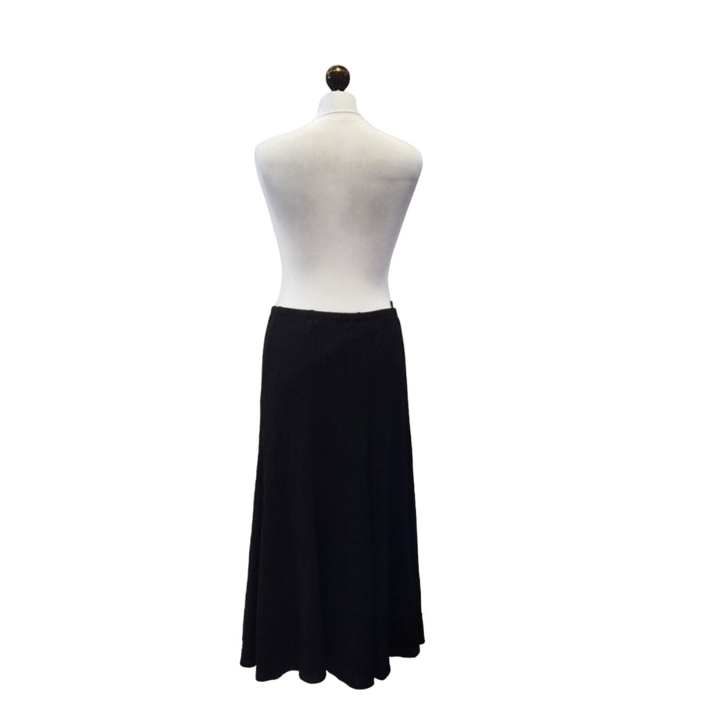 CC Black A-Line Skirt UK Women's M W28 BNWT G250