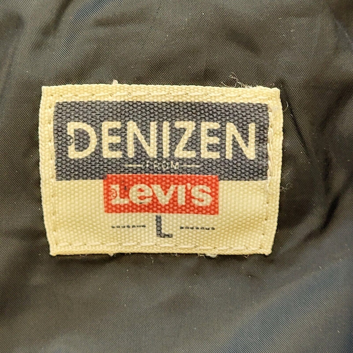 Denizen Levi's Navy Blue Zipped Bomber Jacket Uk Men's L Eu 54 G306