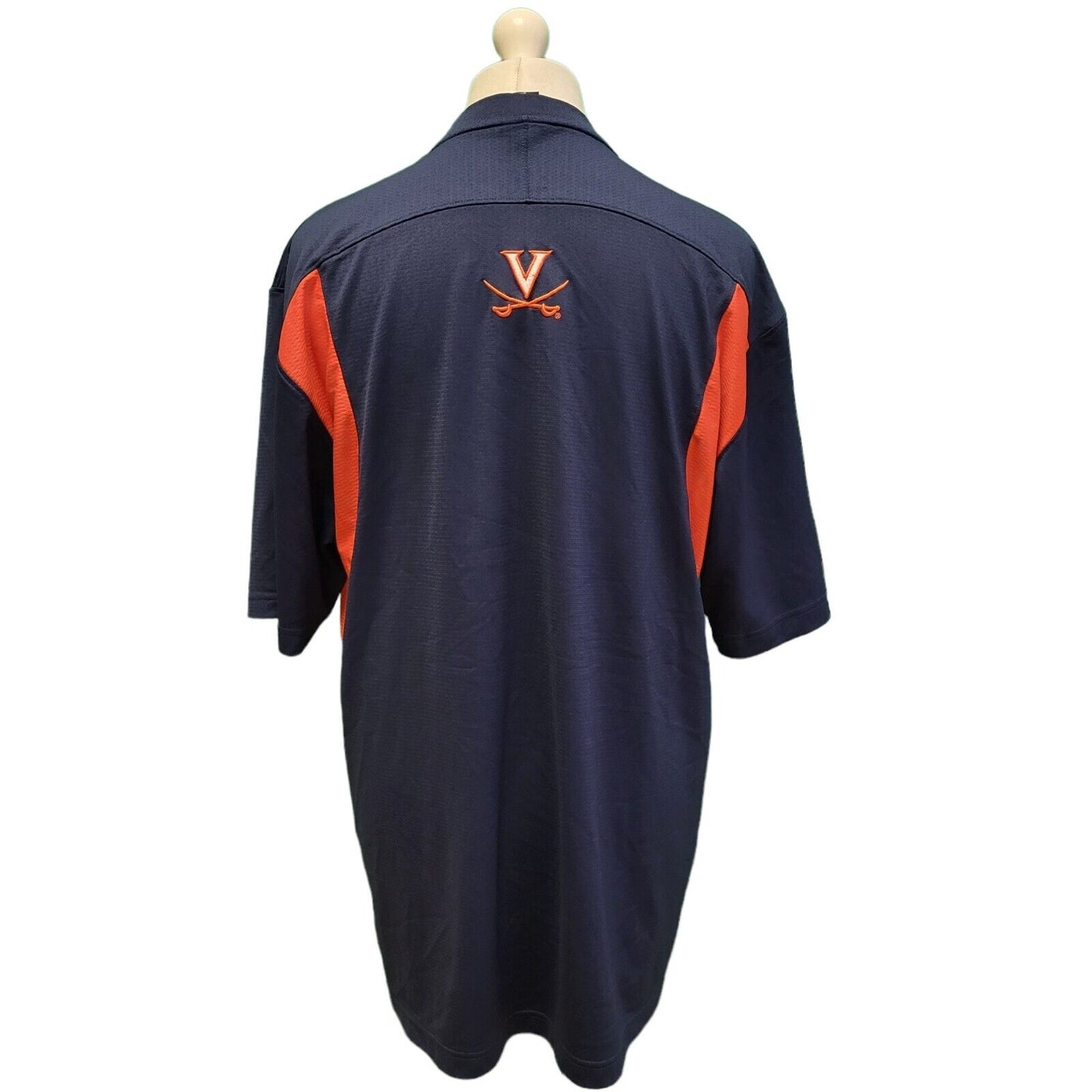 Nike Navy Blue Slim Fit Crew Neck Virginia T-Shirt Men's Uk L EU 54 H64