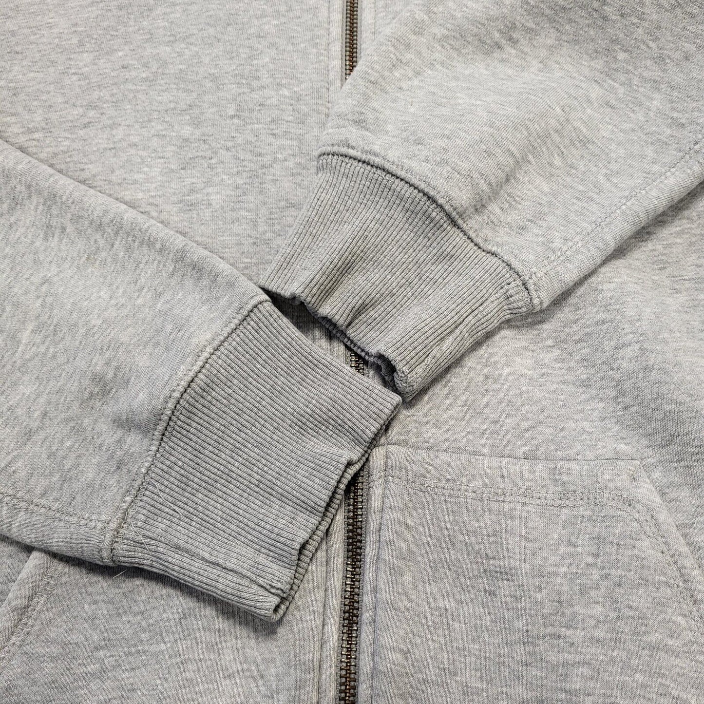 Nike Grey Long Sleeve Zip Casual Sweatshirt Hoodie Men's UK M EU 50 H585
